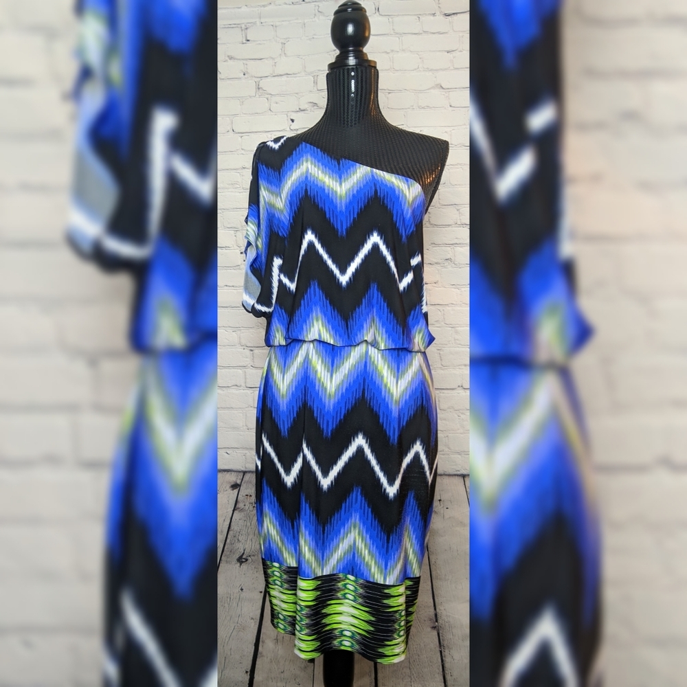 One Shoulder Maggie London Dress
